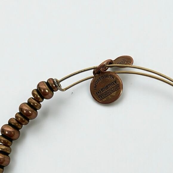 Alex and Ani +Energy Gold Beaded Bracelet - Picture 3 of 3